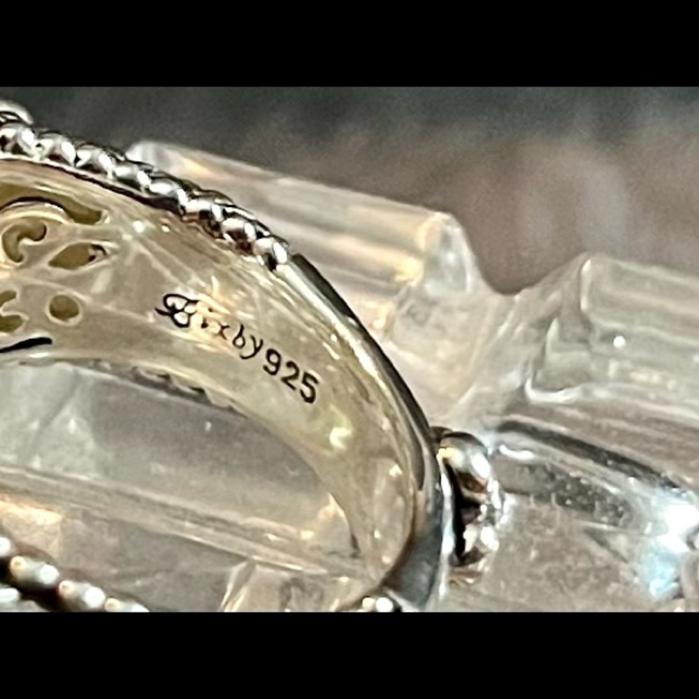 Barbara Bixby Sterling Silver, 18k, Blue Topaz ring - Picture 6 of 7